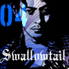Swallowtail＜羽化直前の青いアゲハ＞